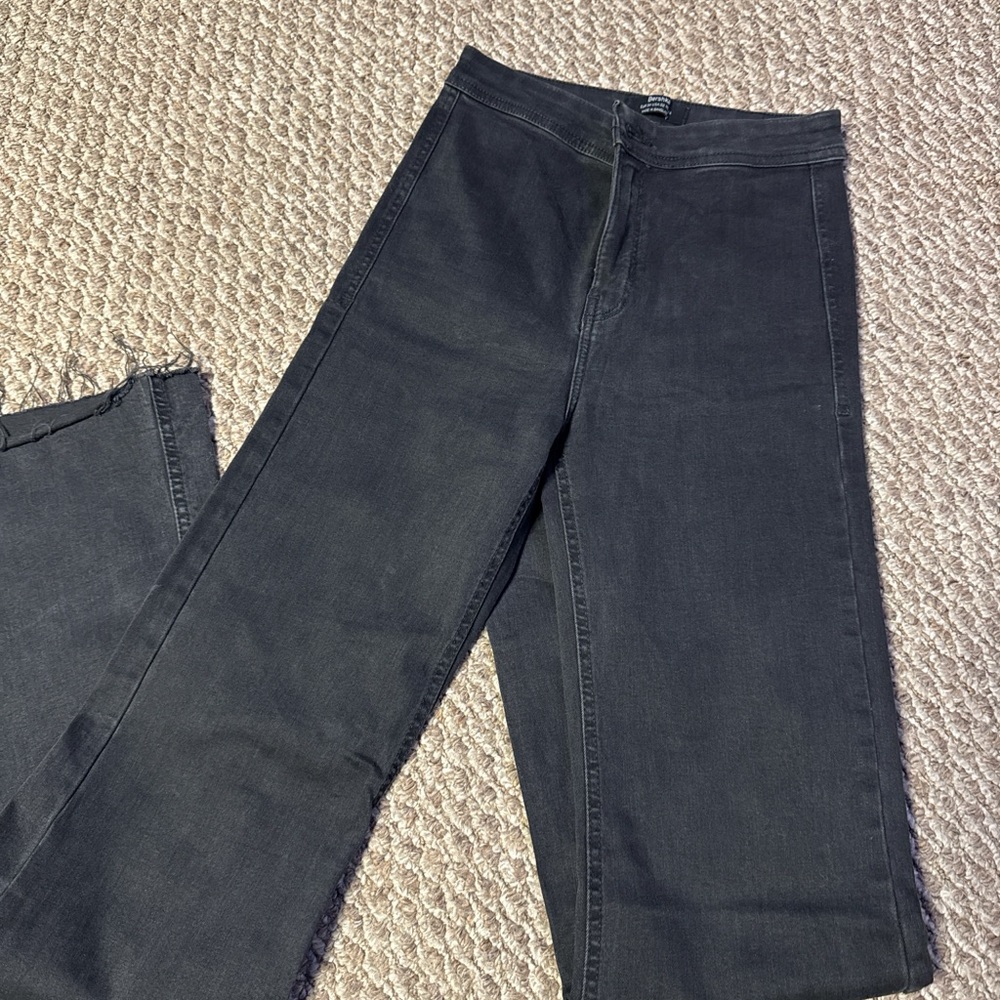 Bershka Black Flare & Wide Leg Jeans